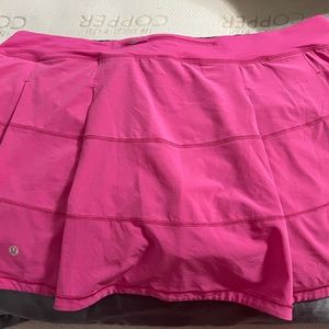 Lululemon Rival skirt sonic pink